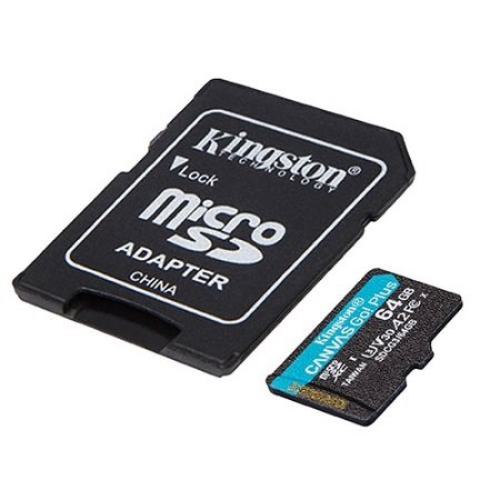 USB memorije i Memorijske kartice - KINGSTON 64GB MICROSDXC CARD CANVAS GO PLUS - Avalon ltd